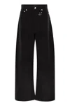 Sportmax Max Mara  Siamese - Low-waisted Oversize Trousers In Black