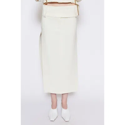Sportmax Max Mara  Spsfronda Skirt Vanilla In Pink