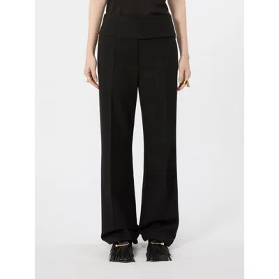 Sportmax High-waisted Flared Trousers In Blue