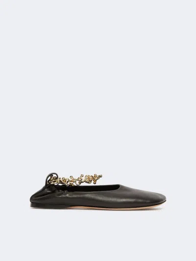 Sportmax Max Mara  Spxnuraghe Footwear Black In Brown
