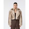 Sportmax Pinstripe-pattern Jacket In Brown