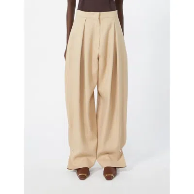 Sportmax Max Mara  Spxvinci Trouser Beige In Neutral