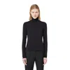 Sportmax Jersey Turtleneck Sweater Long Sleeves