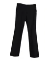 Shop Sportmax Max Mara  Straight-leg Trousers In Black Virgin Wool