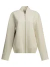 Sportmax Wool Bomber Jacket In White