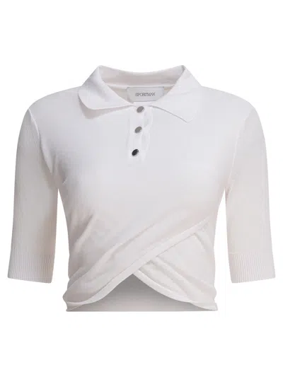 Sportmax Max Mara  White Cotton Top
