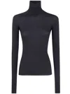 Sportmax Max Mara  Wool Turtleneck Sweater In Blue