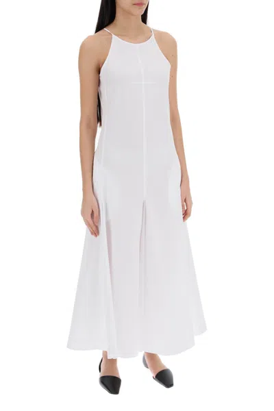 Sportmax Cactus Cotton Maxi Dress In Black