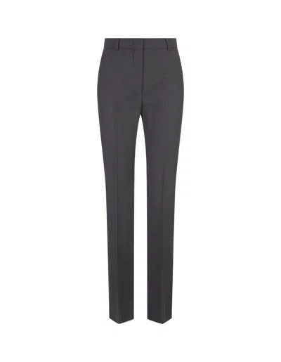 Sportmax Medium Grey Mora Trousers In Black