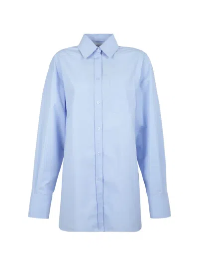 Sportmax Medium-fruit Shirt In Blue