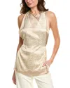 Sportmax Melinda Silk-blend Top In White