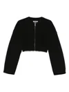 Sportmax Wool Cropped Jacket In Black