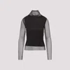 Sportmax Black Polyester-blend Stretch Blouse In Brown