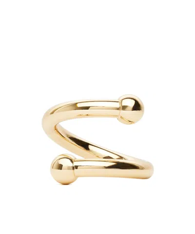 Sportmax Metallic Twist Bracelet In Gold