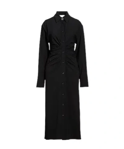 Sportmax Midi Dresses In Black