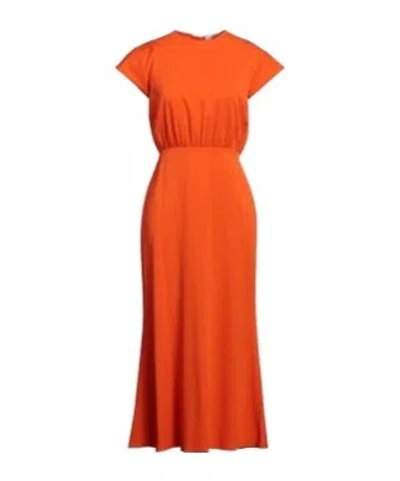Sportmax Midi Dresses In Orange