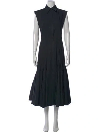 Pre-owned Sportmax Midi Length Dress In Black