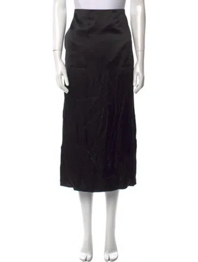 Pre-owned Sportmax Midi Length Skirt In Black