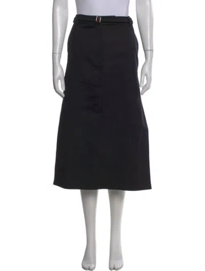 Pre-owned Sportmax Midi Length Skirt In Black