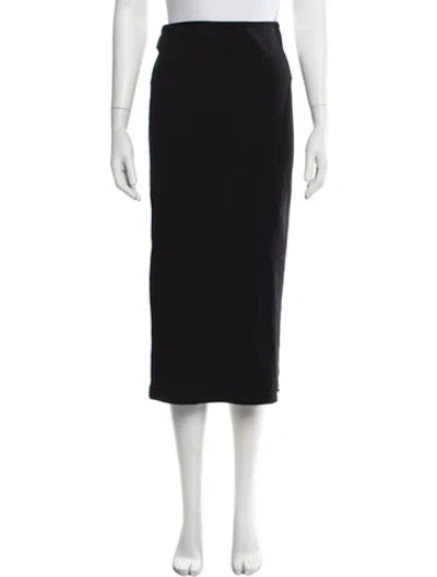 Pre-owned Sportmax Midi Length Skirt In Black