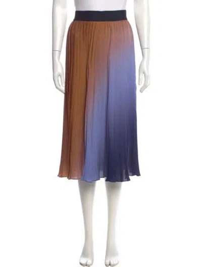 Pre-owned Sportmax Midi Length Skirt In Blue