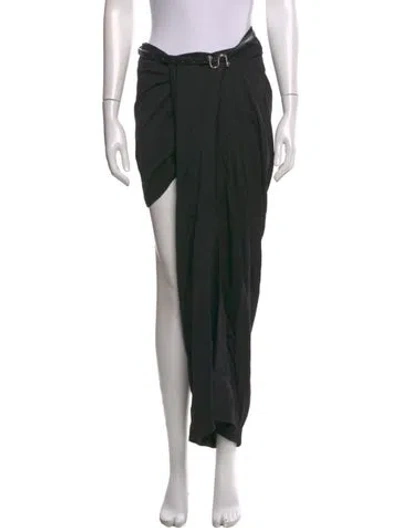 Pre-owned Sportmax Midi Length Skirt W/ Tags In Black
