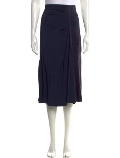 Pre-owned Sportmax Midi Length Skirt W/ Tags In Blue