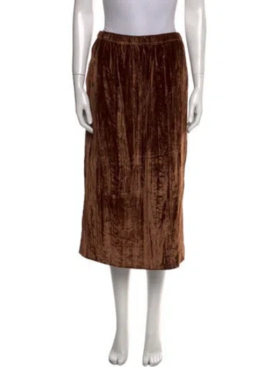 Pre-owned Sportmax Midi Length Skirt W/ Tags In Brown