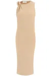 Sportmax Nuble Sleeveless Jersey Midi Dress In Beige