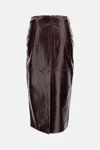 Sportmax Midi Skirt In Burgundy
