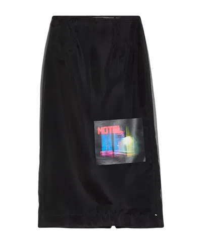 Sportmax Midi Skirts In Black