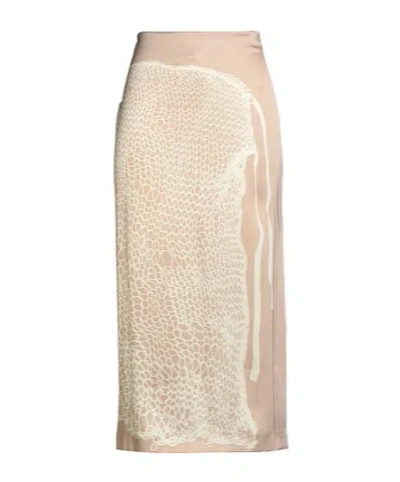 Sportmax Midi Skirts In Gray