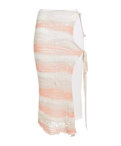 Sportmax Midi Skirts In Nude