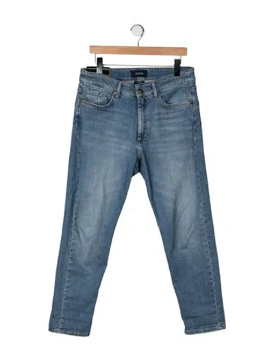 Pre-owned Sportmax Mid-rise Straight Leg Jeans In Blue