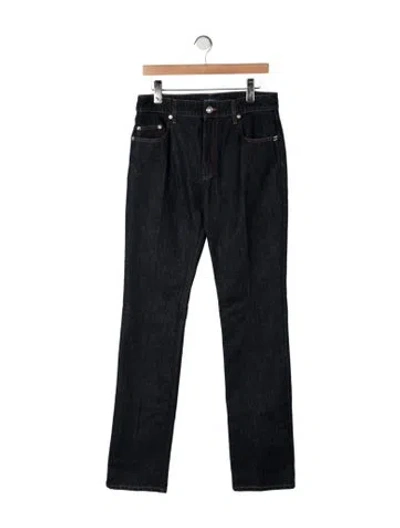 Pre-owned Sportmax Mid-rise Straight Leg Jeans W/ Tags In Blue