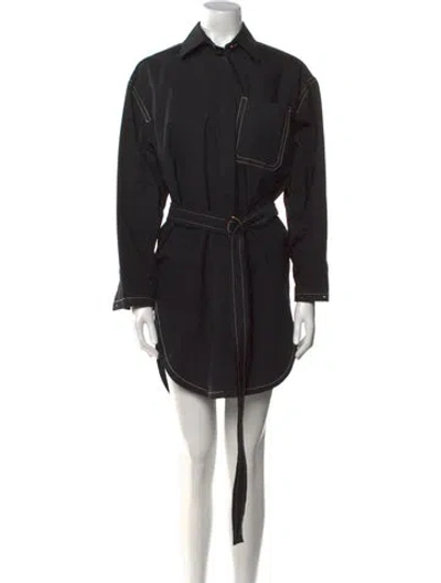 Pre-owned Sportmax Mini Dress In Black