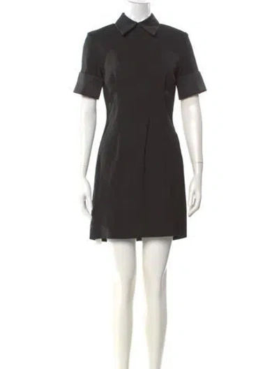 Pre-owned Sportmax Mini Dress In Gray