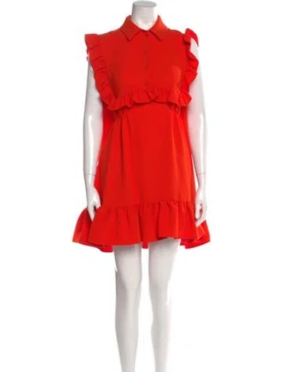 Pre-owned Sportmax Mini Dress In Orange