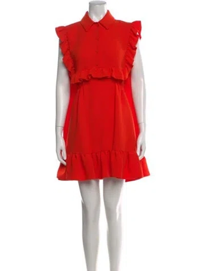 Pre-owned Sportmax Mini Dress In Orange