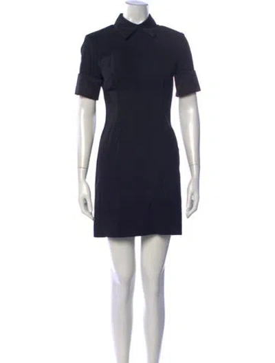 Pre-owned Sportmax Mini Dress W/ Tags In Blue