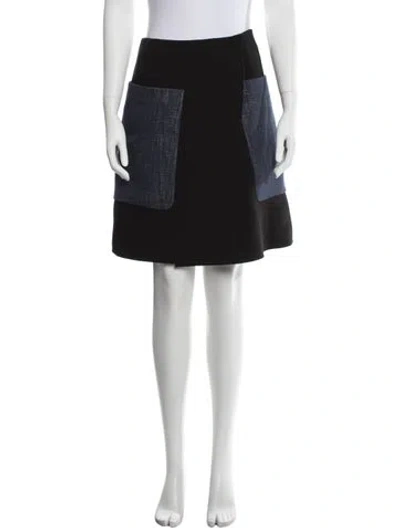 Pre-owned Sportmax Mini Skirt In Black