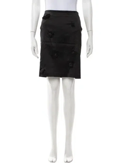 Pre-owned Sportmax Mini Skirt In Black