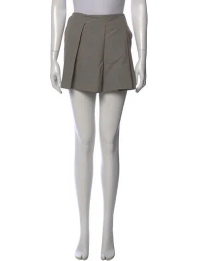 Pre-owned Sportmax Mini Skirt In Gray