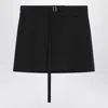 Sportmax Skirt With Belted Waist And Pockets In Black