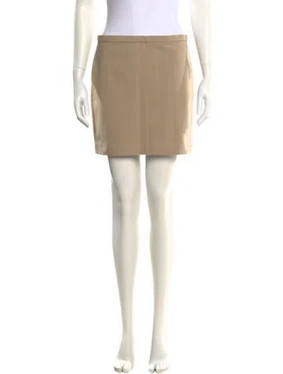 Pre-owned Sportmax Mini Skirt W/ Tags In Neutral
