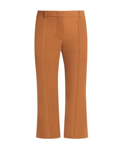 Sportmax Mini Speaker Casual Pants In Orange