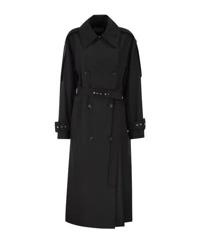 Sportmax Mini Sporty Chic Coat For Women - Ss26 Collection In Black