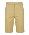 Sportmax Minimal Solid Shorts In Neutral