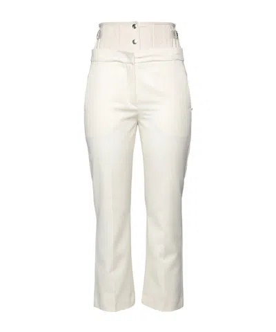 Sportmax Minimal Stretchtwill Trousers In Animal Print