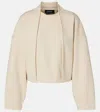 Sportmax Minnie Cotton-blend Jersey Sweatshirt In Neutral